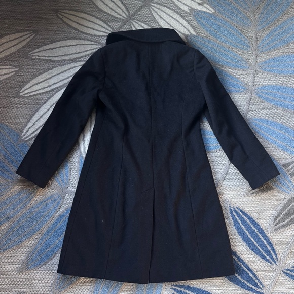 Cole Haan Signature Women’s Wool Blend Black‎ Pea Coat Size 8 - Picture 2 of 6
